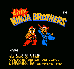 Little Ninja Brothers screenshot 3 for NES